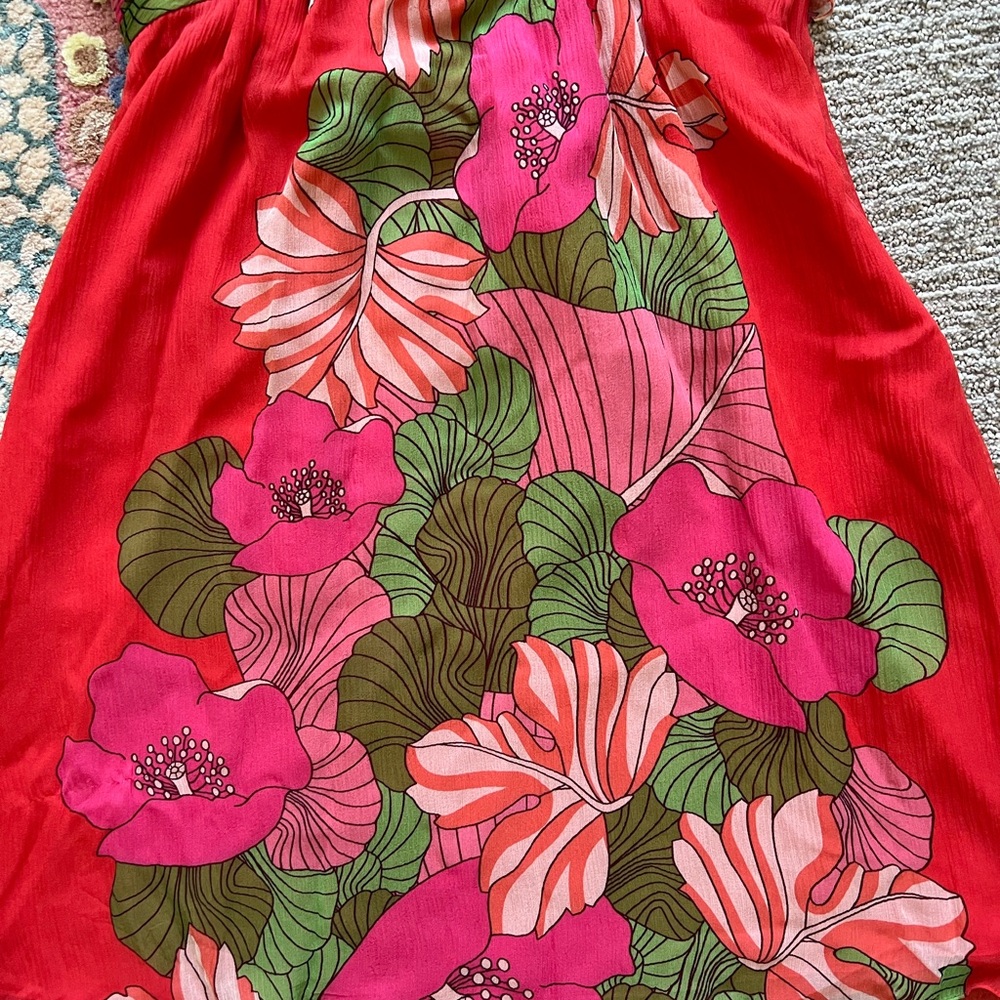 Tibi Pink and Red Floral Dress - Picture 5 of 16